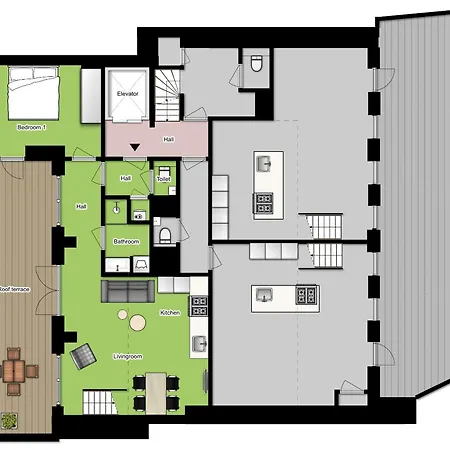 西端斯塔西服务公寓酒店 公寓