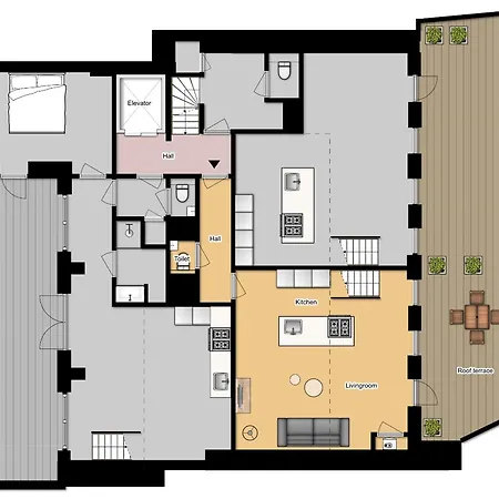 公寓 西端斯塔西服务公寓酒店